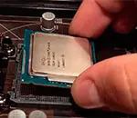 как установить процессор